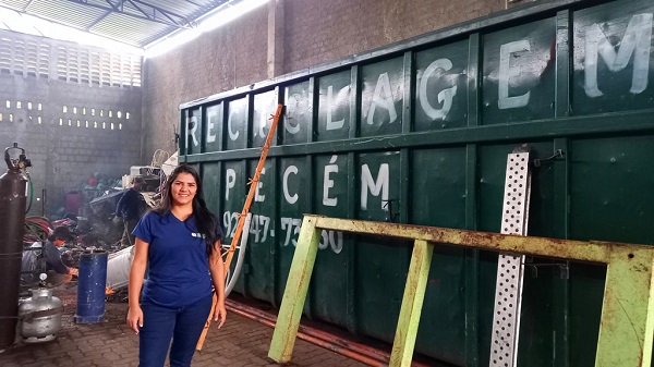 Recicladora do Pecém vende até 80 toneladas por mês de sucata para produção de aço na CSP