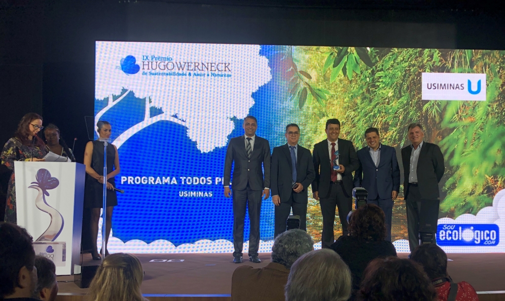  Usiminas é vencedora do Prêmio Hugo Werneck por ação de conservação da água